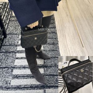 【CHANEL】 2WAY ヴァニティバッグ AP4385 B10583