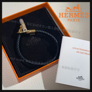 国内発送【HERMES】Glenan レザーブレスレット