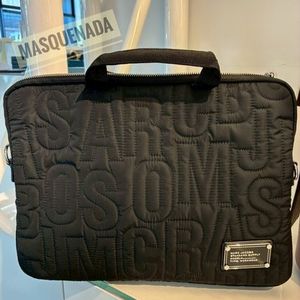 セール☆MARC JACOBS LAPTOP CASE WITH HANDLE PCケース