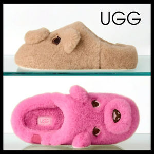 【UGG】もこもこ Women's Elea Pooch Slip-On スリッポン 子犬