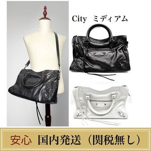 BALENCIAGA  Le City  レザーバッグ (ミディアム)