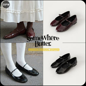 [SOMEWHERE BUTTER]★韓国人気★Glee Flat Shoes