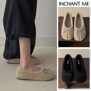 【INCHANT ME】Eco Fur Tabi Flat