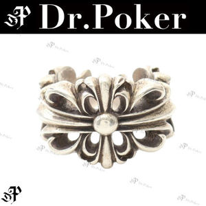 定番!!【Chrome Hearts】フローラルクロス リング