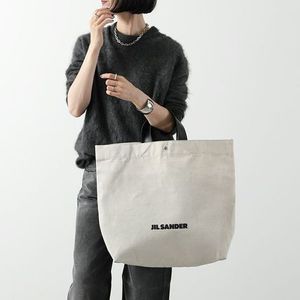 JIL SANDER トートバッグ BOOK SHOPPER キャンバス ロゴ