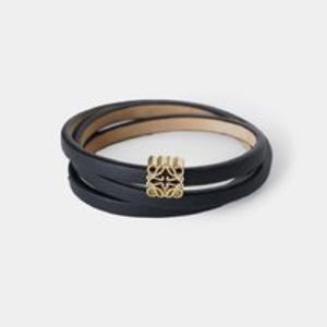 25新作 LOEWE レディース ブレスレット ツイストバングル カーフ