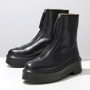 THE ROW ショートブーツ ZIPPED BOOT 1 F1144 L64R
