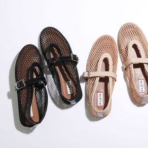 ALAIA バレエシューズ BALLERINA STRAP AA3A029TK007