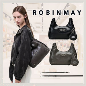 追跡有★ROBINMAY コインケース付 2WAY ホーボーバッグ