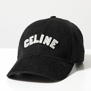 CELINE ベースボールキャップ 2AUX3580W コーデュロイ