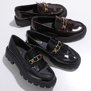 TODS ローファー XXW08J0GF80SHA Tチェーン フリンジ