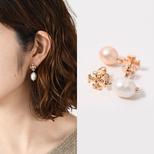 【国内即発】TORY BURCH パール ドロップ ピアス