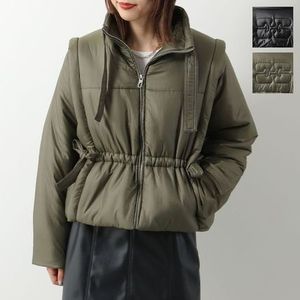 GANNI 中綿ジャケット Shiny Quilt Vest Jacket
