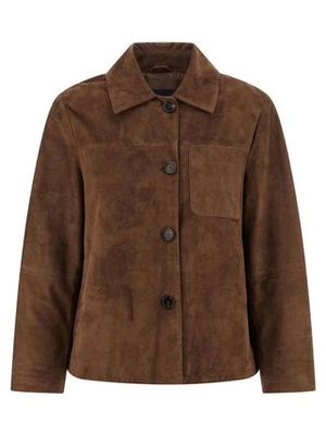 関税送料込 S Max Mara スエードシャケット CLOE