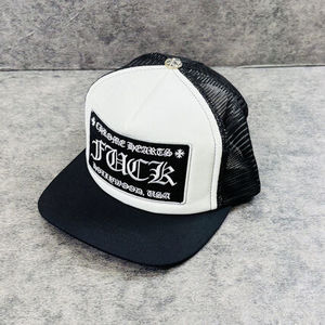 クロムハーツ CHROME HEARTS キャップ 帽子 シルバー ロゴパッチ