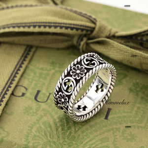 GUCCI ♪ シルバー リング ♪ Interlocking Silver Ring