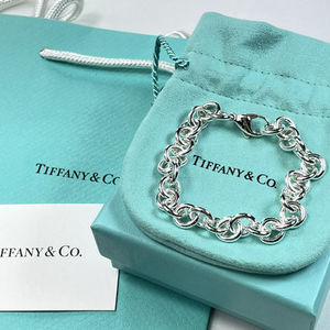 Tiffany ラウンド リンク シルバー ブレスレット Round Link