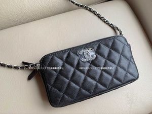 (シャネル)AP3837 ジップ チェーンウォレット