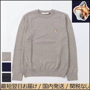 MAISON KITSUNE ニット FOX HEAD PATCH SWEATER