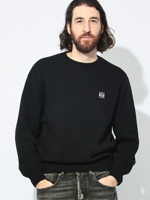 LOEWE ニット セーター ロゴ 長袖 アナグラム