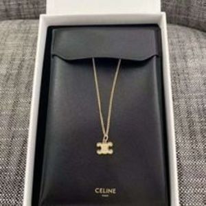 【CELINE】セリーヌ トリオンフ ラインストーン ネックレス
