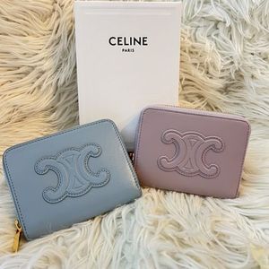 【セール】CELINE コンパクトジップウォレット 10K533DR8