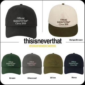 [Thisisneverthat]★25SS★韓国人気★Times Cap