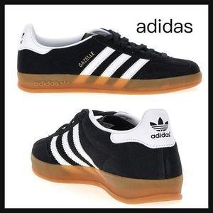 【adidas】GAZELLE INDOOR SHOES Core Black スエード ロゴ