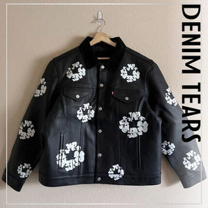 人気 DENIM TEARS × Levi’s レザーコットンリース ジャケット