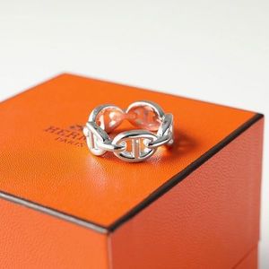 HERMES リング アンシェネ PM シェーヌダンクル H109507B