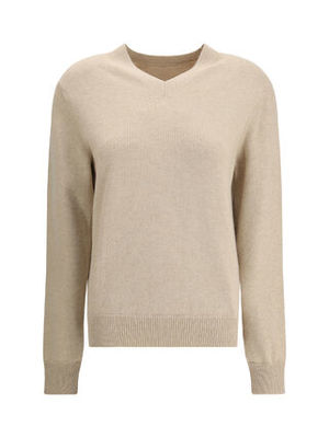 PHOEBE PHILO EASY V NECK SWEATER