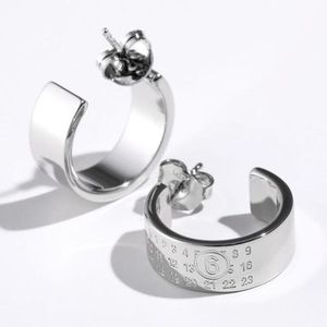 MM6 フープピアス Numeric Minimal Signature SM7VG0056 SV0310