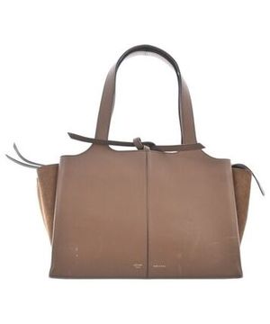CELINE セリーヌ トートバッグ 茶 - 4501825O0095