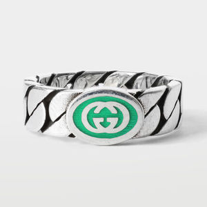 ★GUCCI★インタロッキング G シルバーリング 701612 J8410 8414