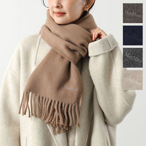 MAX MARA マフラー SCILLI ピュアウール フリンジ