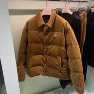 【PRADA直営】セール!RE NYLON コーデュロイ ダウンジャケット
