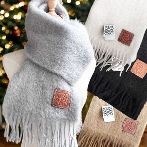 LOEWE マフラー スカーフ ( ウール&モヘア)