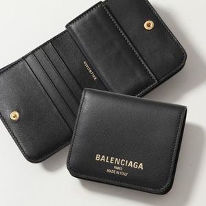 BALENCIAGA 二つ折り財布 Cash 2.0 810901 2ABGH 小銭入れあり