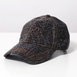 GANNI ベースボールキャップ Denim Cotton Washed Cap A6921