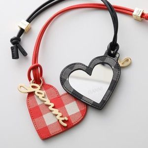 GANNI バッグチャーム Ganni Bou Heart Mirror A6762 A6764