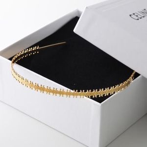 CELINE カチューシャ 460NW6STE.35OR トリオンフ メタル