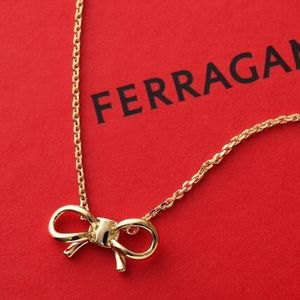 FERRAGAMO ネックレス NKL BOW 760951 リボン