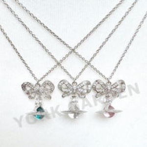 ★vivienne westwood★リボン可愛い オーブロゴ ネックレス