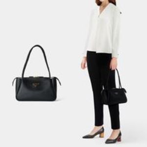 関税負担なし☆PRADA ミディアム グレインレザー ハンドバッグ