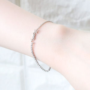 Saint Laurent サンローラン モノグラム チャームブレスレット