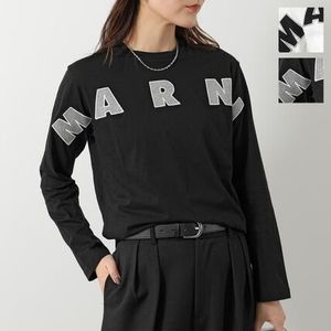 MARNI KIDS カットソー M01263 M00RF ロンT ロゴ刺繍