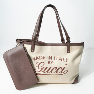 国内発送 GUCCI グッチ キャンバス トートバッグ