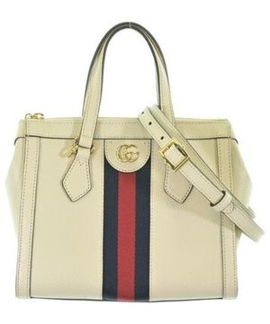 GUCCI グッチ ショルダーバッグ アイボリーx紺x赤 4500425G0075