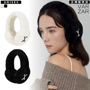 ★VARZAR☆VA Curved Logo Fur Earmuff