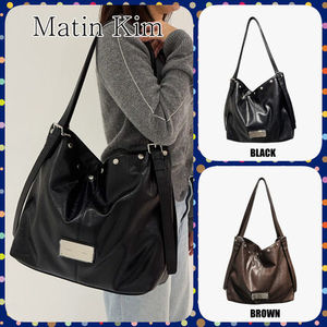 【Matin Kim】MATIN STUD POINT LARGE SHOULDER BAG